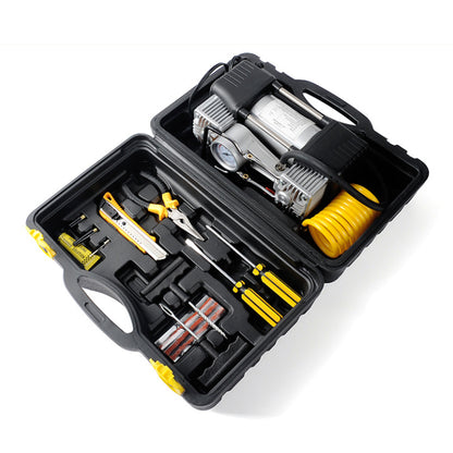 Компресор за гуми с инструменти