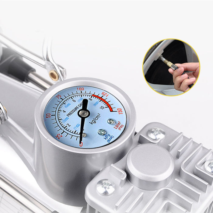 Компресор за гуми с инструменти